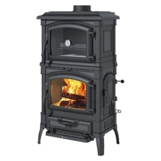 Stufa legna Stufa legna Nordica 3010440 ISETTA Forno Nero antracite (ord.min.1.00 unità)