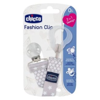 Porta succhietto Porta succhietto Chicco 934141 Fashion clip nastro Verde (ord.min.1.00 unità)