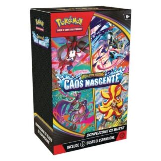 Set carte da gioco Carte gioco Gamevision PK10403 I POKÉMON Megaevoluzione Caos Nascente (ord.min.1.00 unità)