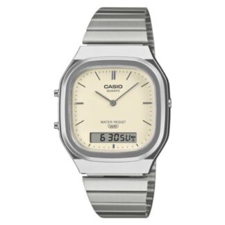 Orologio polso Orologio Casio AQ 240E 7A2EF EDGY Silver e Yellow (ord.min.1.00 unità)
