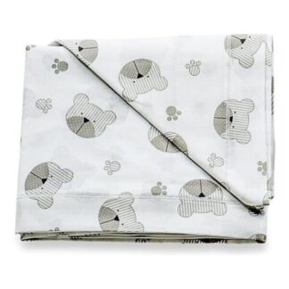 Set lenzuola lettino Set lenzuola lettino Italbaby 020 1000 005 TENEREZZE completo Tortora (ord.min.1.00 unità)