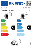 Pneumatici Auto Estivi DYNAMO H-MH01 235/45ZR17 97 W XL - immagine 2