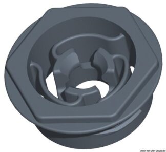 Clip autoallineante diam. 25 mm. - 10.341.02 Osculati Occhioli, bottoni, coltelli