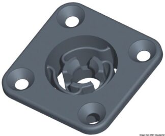 Clip quadarata autoallineante diam. 25 mm. - 10.341.03 Osculati Occhioli, bottoni, coltelli