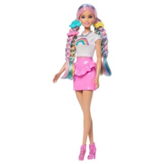 Set bambola Set bambola Mattel JJP07 BARBIE Capelli Arcobaleno con accessori (ord.min.1.00 unità)