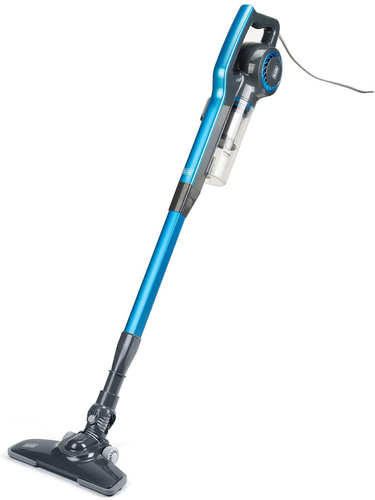 Black & Decker BXVMS600E scopa elettrica Aspirapolvere elettrica AC Secco Ciclonico, EPA Senza sacchetto 0,8 L 600 W Nero, Blu Scopa senza sacco