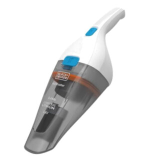 Black & Decker NVC115JLEW aspirapolvere senza filo Grigio, Bianco Senza sacchetto Aspirabriciole