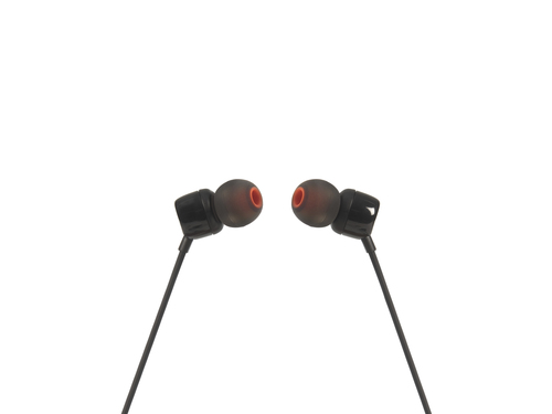 JBL Tune 110 Auricolare Cablato In-ear MUSICA Nero Auricol.Filo Stereo