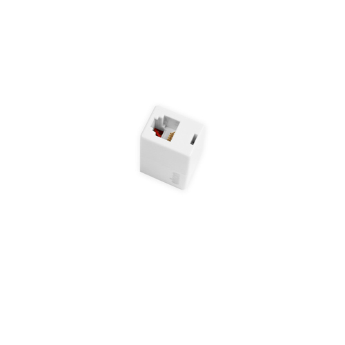 Ekon ECTELFIX2RJ11F6P4C adattatore per inversione del genere dei cavi RJ11 Bianco