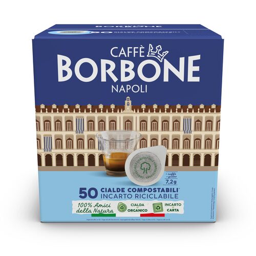 Caffè Borbone Cialda ESE 44mm - Miscela Decisa - 50 cialde