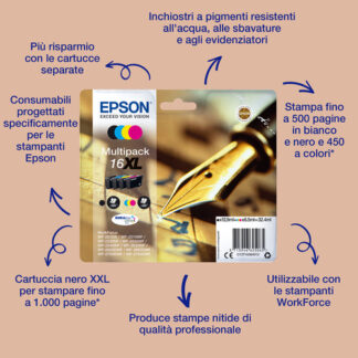 Epson Pen and crossword Multipack 4-colours 16 DURABrite Ultra Ink