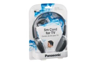 Panasonic RP-HT090E Cuffie Cablato A Padiglione MUSICA Nero, Grigio Cuffie TV a filo
