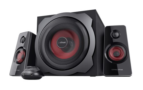 Trust GXT 38 2.1 set di altoparlanti 60 W Universale Nero 2.1 canali 15 W Casse x PC 2.1