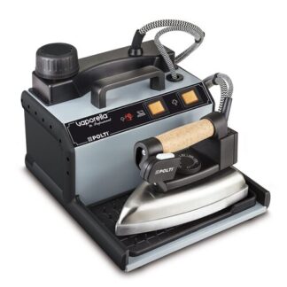 Polti Vaporella 2H Professional 1750 W 1,3 L Alluminio Nero, Grigio Ferro con caldaia