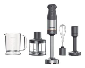 Kenwood Triblade XL+ - Frullatore ad immersione, Asta removibile in acciaio inox, 1000 W, Grigio (HBM60.307GY) Mixer a immersione