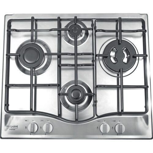 Hotpoint Ariston Ariston Piano cottura a gas PCN 642 T/IX/HAR Made in Italy 60 cm.