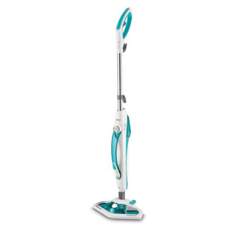 Polti Vaporetto SV450_Double Scopa a vapore 0,3 L 1500 W Turchese, Bianco Lavapavimenti