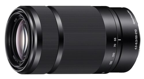 Sony SEL55210 Teleobiettivo con zoom 55-210 mm F4.5-6.3, APS-C, Innesto E, Nero ZOOM TELE