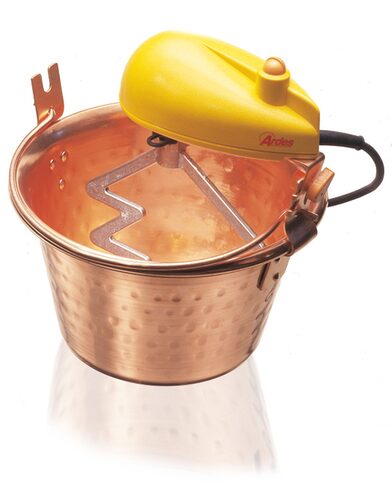 Ardes 2460 Sbattitore con base Rame, Giallo Paiolo