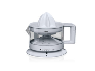 Braun TributeCollection CJ 3000 spremiagrumi elettrico 0,35 L 20 W Trasparente, Bianco Spremiagrumi