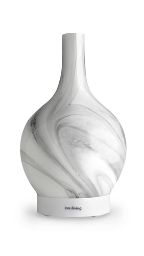 Innoliving INN-773W diffusore di aromi Vaso Vetro, Plastica Bianco Diffusori Aromi