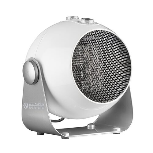 Olimpia Splendid Caldodesign Interno Argento, Bianco 1800 W Riscaldatore ambiente elettrico con ventilatore Termoventilatore
