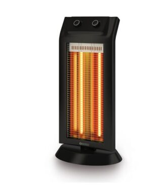 Olimpia Splendid 99579 stufetta elettrica Interno Nero 1100 W Riscaldatore ambiente elettrico a infrarossi Carbonio