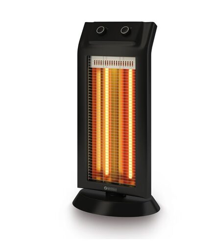 Olimpia Splendid 99579 stufetta elettrica Interno Nero 1100 W Riscaldatore ambiente elettrico a infrarossi Carbonio