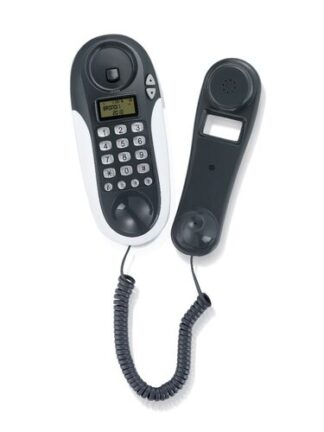 Brondi Kenoby Cid Telefono analogico Identificatore di chiamata Grigio, Bianco Telefono a filo