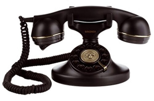 Brondi Vintage 10 Telefono analogico Nero Telefono a filo