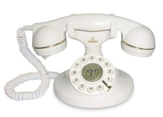 Brondi Vintage 10 Telefono analogico Bianco Telefono a filo