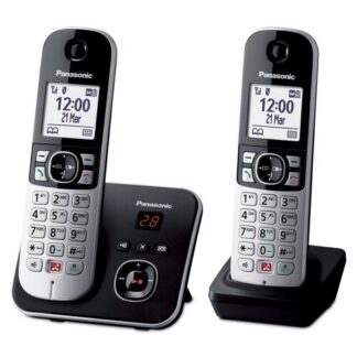 Panasonic Telefono cordless digitale con segreteria telefonica KX-TG6862 Cordl.con segreteria