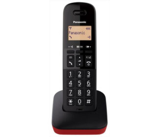 Panasonic KX-TGB610JTR telefono Telefono analogico/DECT Identificatore di chiamata Nero, Rosso Cordless