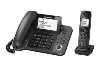 Panasonic KX-TGF320E telefono Telefono DECT Identificatore di chiamata Nero Cordless DUO