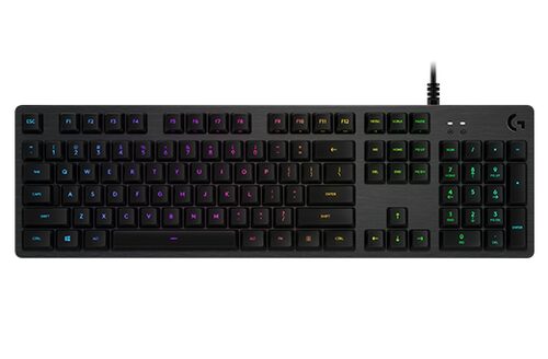 Logitech G G512 CARBON LIGHTSYNC RGB Mechanical Gaming Keyboard with GX Brown switches tastiera USB QWERTY Italiano Carbonio con filo GAMING