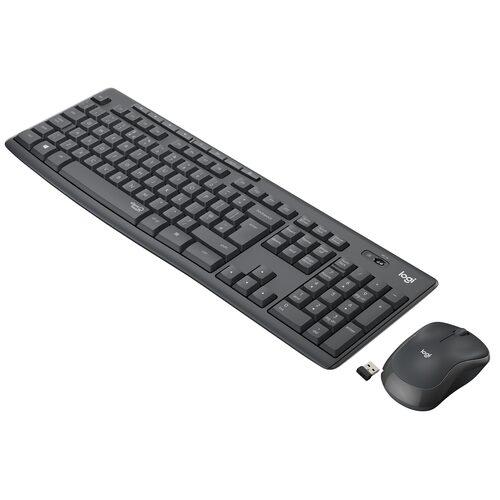 Logitech MK295 Kit Mouse e Tastiera Wireless Silent Desktop wireless