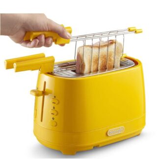 De’Longhi CTLAP2203.Y 2 fetta/e 550 W Giallo Tostapane