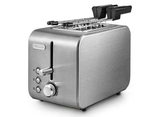 De’Longhi CTX 2203 tostapane 2 fetta/e 550 W Argento Tostapane