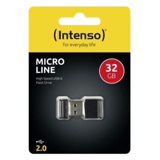 Intenso Micro Line unità flash USB 32 GB USB tipo A 2.0 Nero Pen drive 32GB