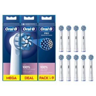 Oral-B Testine Di Ricambio Pro Sensitive Clean, Confezione Da 9 Testine Acc.Igiene orale