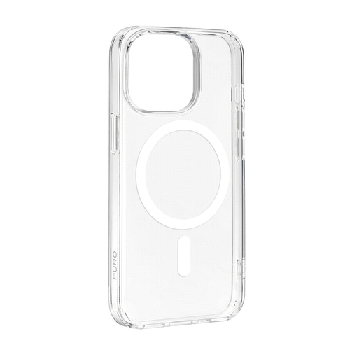 PURO PUIPC15P61LITEMPWHI custodia per cellulare 15,5 cm (6.1") Cover Trasparente Cover iphone 15 Pro