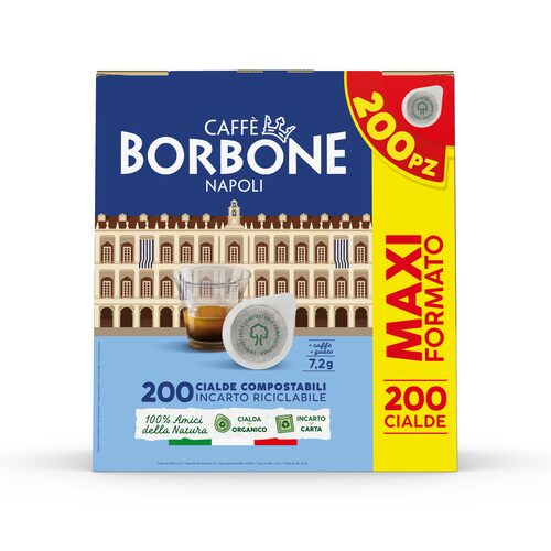 Caffè Borbone Cialda ESE 44mm - Miscela Decisa - 200 cialde