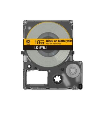 Epson C53S672074 nastro per etichettatrice Nero su giallo