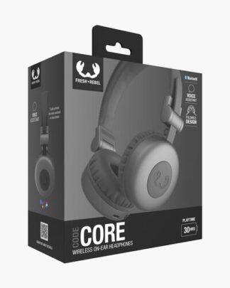 Fresh 'n Rebel Code Core Auricolare Wireless A Padiglione Musica e Chiamate USB tipo-C Bluetooth Grigio Bluetooth con mic.