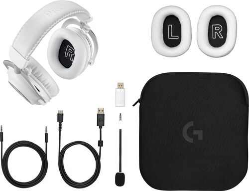 Logitech G PRO X 2 Auricolare Con cavo e senza cavo A Padiglione Giocare Bluetooth Nero, Bianco PC GAMING - immagine 2