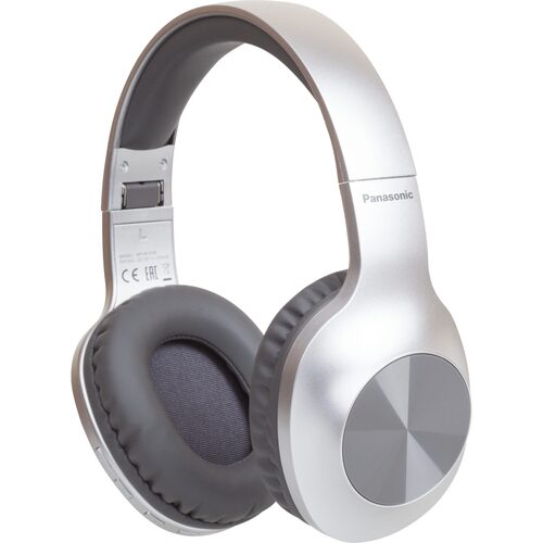 Panasonic Cuffie a Padiglione Wireless RB-HX220BDES, Argento Bluetooth con mic.