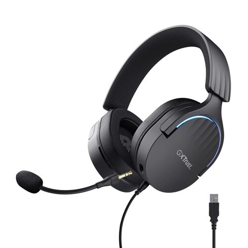 Trust GXT 490 FAYZO Auricolare Cablato A Padiglione Gaming USB tipo A Nero PC GAMING