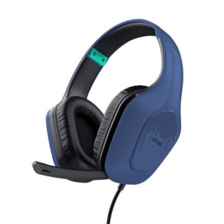 Trust GXT 415B Zirox Auricolare Cablato A Padiglione Gaming Blu PC GAMING