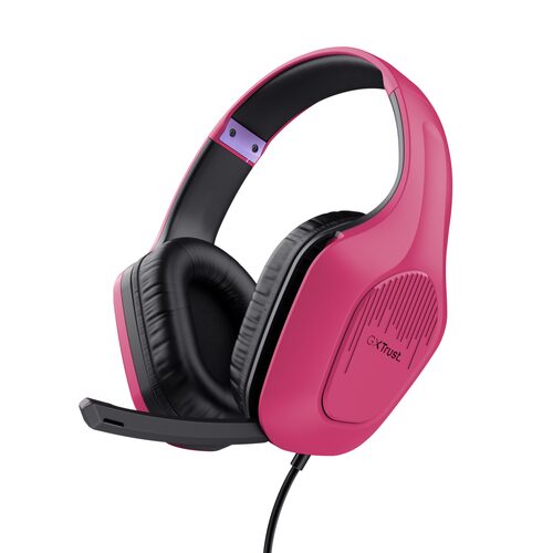 Trust GXT 415P Zirox Auricolare Cablato A Padiglione Gaming Rosa PC GAMING