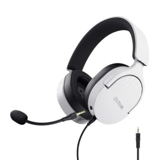 Trust GXT 489W FAYZO Auricolare Cablato A Padiglione Gaming Nero, Bianco PC GAMING